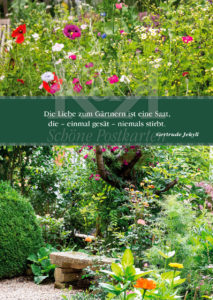 Schöne Postkarte Nr. 15 · Die Liebe zum Gärtnern | © Schöne Postkarten, Tübingen